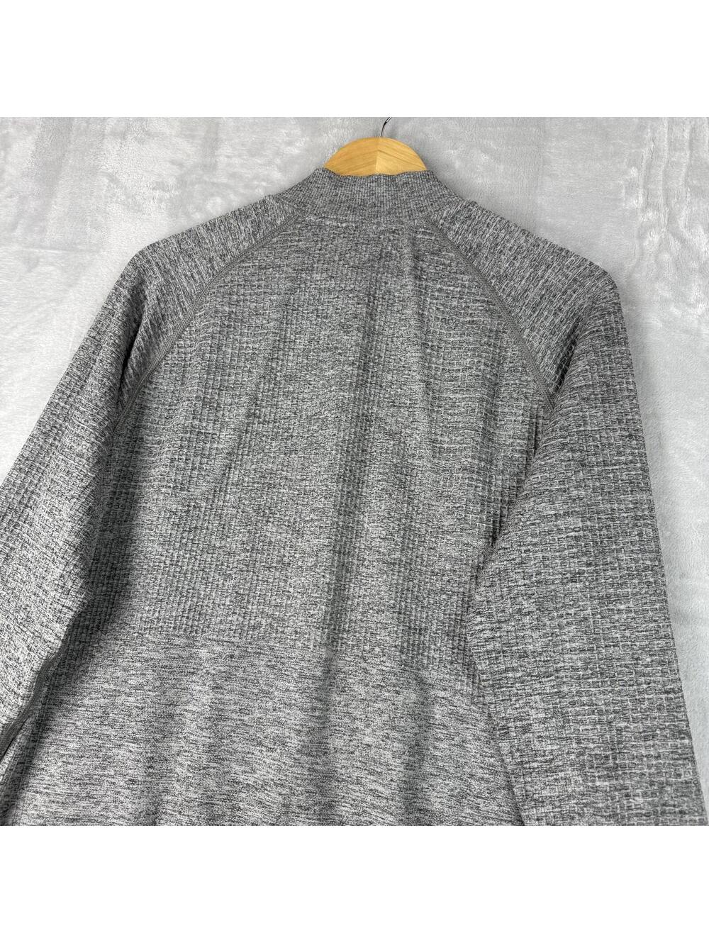 Lululemon Ease The Day Half Zip Sweatshirts Men's M Gray Pockets Preppy everyday - Picture 3 of 9